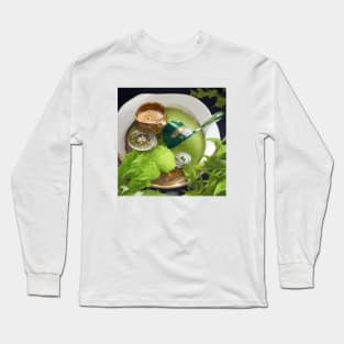 Matcha Japanese Green Tea Vintage Long Sleeve T-Shirt